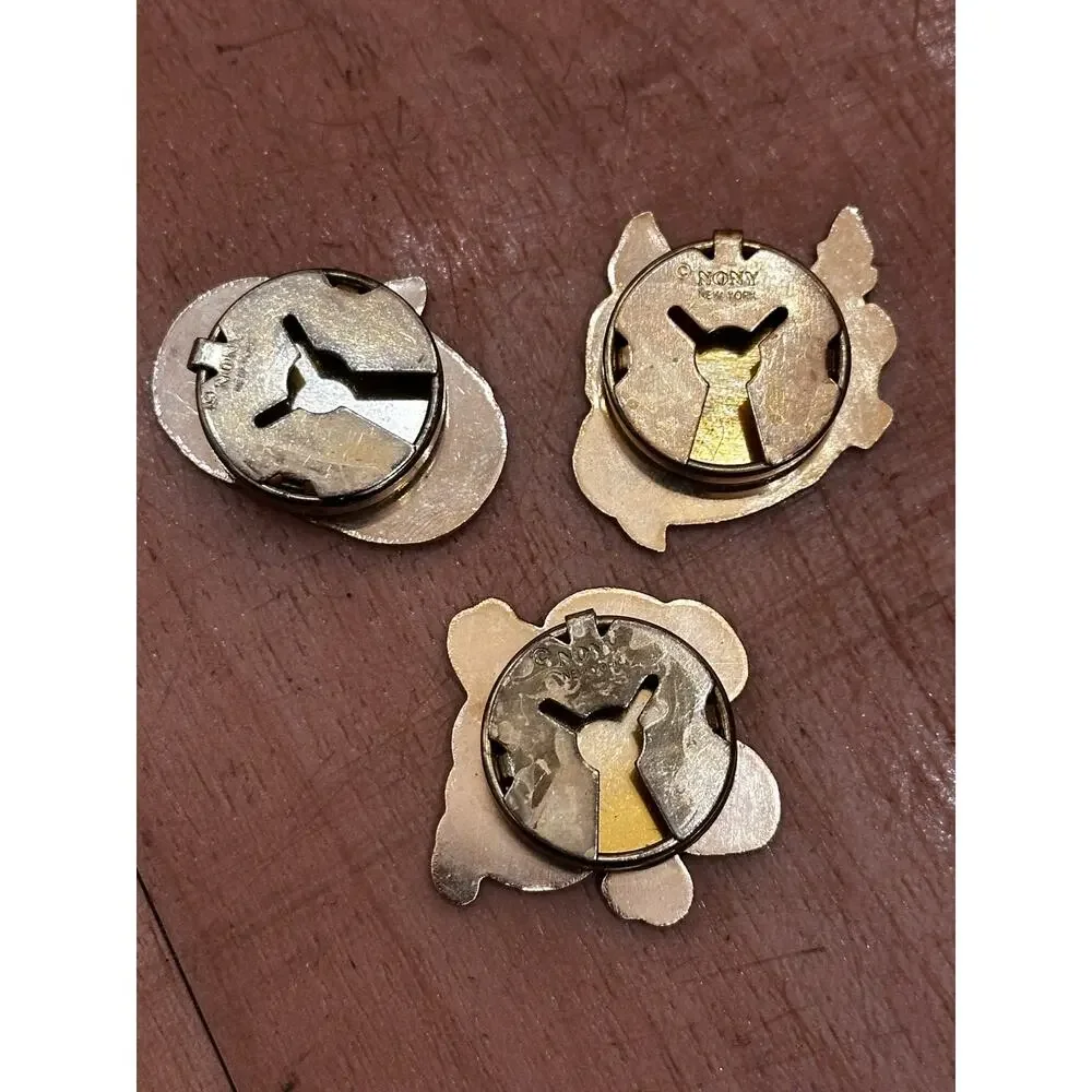 Vintage Halloween Enamel Jack-o’-lantern Ghost Pumpkin Button Covers
